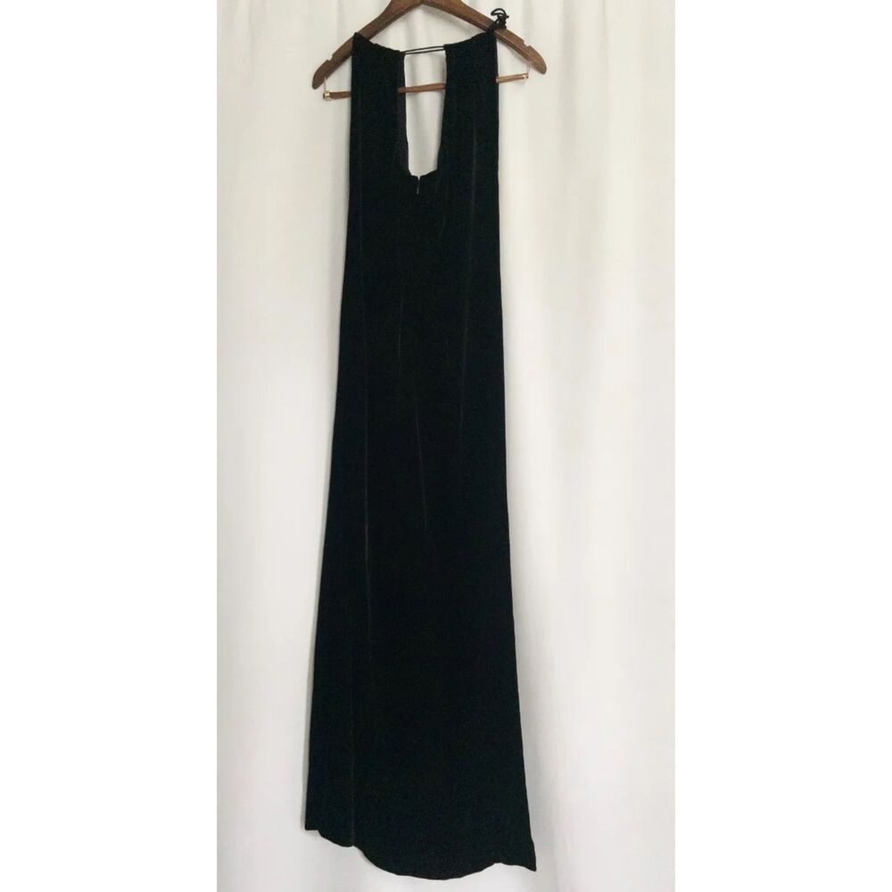 Anne Klein Deep black 82% rayon, 18% silk Dress | Sz 14 - Picture 3 of 12